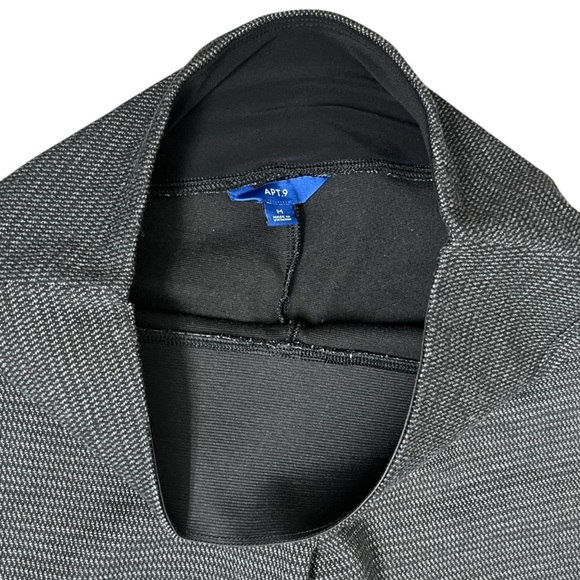 Apt. 9 Gray Leggings with Tummy Control Heathered Texture - Picture 5 of 14